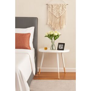 Aspect Olga Round Manufacturer Wood Side/end/lamp/coffee Table-White-St74w Aspect Olga Round Manufacturer Wood Side/end/lamp/coffee Table-White-St74w