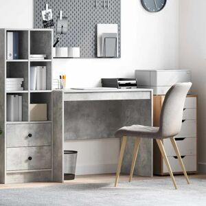 Desk Concrete Grey 90 X 50 X 76 Cm Engineered Wood Vidaxl Desk Concrete Grey 90 X 50 X 76 Cm Engineered Wood Vidaxl