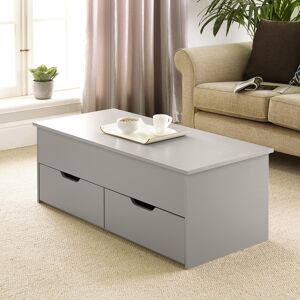 Home Source Grey Wooden Coffee Table With Lift Up Top And 2 Large Storage Drawers Bruges Home Source Grey Wooden Coffee Table With Lift Up Top And 2 Large Storage Drawers Bruges