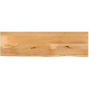 Vidaxl Table Top Solid Mango Wood Natural Live Edge 100x40x3.8 Cm Handmade Desk Vidaxl Table Top Solid Mango Wood Natural Live Edge 100x40x3.8 Cm Handmade Desk