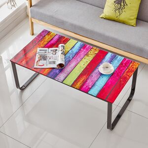 Bubble Coffee Table Rectangle Rainbow Glass Metal Leg Side End Side Table Living Room Bubble Coffee Table Rectangle Rainbow Glass Metal Leg Side End Side Table Living Room