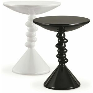 Paso Lamp Table Side End Table Display Stand White Or Black Fibre Glass Round Top Paso Lamp Table Side End Table Display Stand White Or Black Fibre Glass Round Top