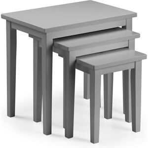 Julian Bowen Cleo Nest Of Tables, Grey,Height: 46, Width: 48, Depth: 33cm Julian Bowen Cleo Nest Of Tables, Grey,Height: 46, Width: 48, Depth: 33cm