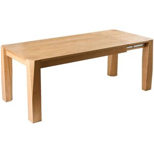Beliani Light Ash Wood Extending Dining Table - 160/200 Cm - Modern Beliani Light Ash Wood Extending Dining Table - 160/200 Cm - Modern