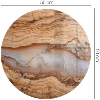 Coloray Glass Table Top Protector 4mm Thick Toughened Desk Pad Natural Wood With Resin Coloray Glass Table Top Protector 4mm Thick Toughened Desk Pad Natural Wood With Resin