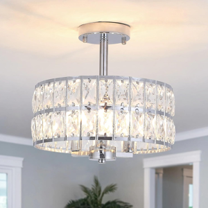 Does Not Apply Crystal Ceiling Lights Living Room, 3-Light Modern Crystal Chandelier, E14 Chand Does Not Apply Crystal Ceiling Lights Living Room, 3-Light Modern Crystal Chandelier, E14 Chand