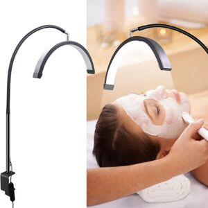 Uk Plug Black 16 In Led Half Moon Beauty Lamp With Desk Clamp 20w Nail/lash Ou Uk Plug Black 16 In Led Half Moon Beauty Lamp With Desk Clamp 20w Nail/lash Ou