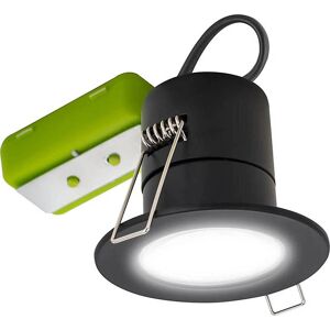 Luceco Recessed Led Downlights Ceiling Spotlight Fixed Round Black Cool White Pack Of 6 Luceco Recessed Led Downlights Ceiling Spotlight Fixed Round Black Cool White Pack Of 6