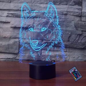 Creative Labs 3d Wolf Night Light 16 Colors Changing Remote Control Usb Power Touch S Creative Labs 3d Wolf Night Light 16 Colors Changing Remote Control Usb Power Touch S