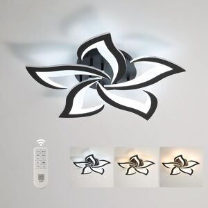 comely Comely Led Ceiling Light Dimmable, Black Ceiling Lamp With Remote Control, 40w comely Comely Led Ceiling Light Dimmable, Black Ceiling Lamp With Remote Control, 40w