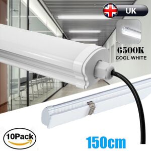 Kartols 10x 5ft Led Strip Lights Batten Tube Light Office Shop Garage Ceiling Lamp Ip65 Kartols 10x 5ft Led Strip Lights Batten Tube Light Office Shop Garage Ceiling Lamp Ip65