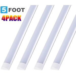 Kartols 4x 5ft 6500k Led Strip Lights Batten Tube Light Office Shop Garage Ceiling Lamp Kartols 4x 5ft 6500k Led Strip Lights Batten Tube Light Office Shop Garage Ceiling Lamp