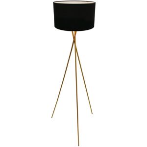 Firstchoicelighting Modern Satin Gold Tripod Floor Lamp Standing Light Living Room Home Black Shade Firstchoicelighting Modern Satin Gold Tripod Floor Lamp Standing Light Living Room Home Black Shade
