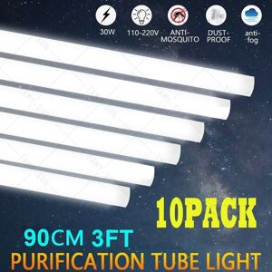 Kartols 10x Led Strip Lights 3ft Batten Tube Light Garage Workshop Office Ceiling Lamp Kartols 10x Led Strip Lights 3ft Batten Tube Light Garage Workshop Office Ceiling Lamp