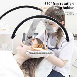 16 In Led Half Moon Beauty Lamp With Desk Clamp 20w Nail/lash Fill Light 360 New 16 In Led Half Moon Beauty Lamp With Desk Clamp 20w Nail/lash Fill Light 360 New