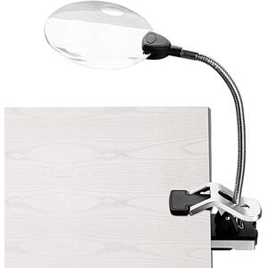 Nicoone Magnifying Lamp With Light,5x-10x Clip-On Magnigying Glass, Adjustable Handsfre Nicoone Magnifying Lamp With Light,5x-10x Clip-On Magnigying Glass, Adjustable Handsfre