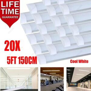 Uocomder 20x 5ft Led Strip Light Batten Tube Light Office Shop Garage Ceiling Lamp 6500k Uocomder 20x 5ft Led Strip Light Batten Tube Light Office Shop Garage Ceiling Lamp 6500k