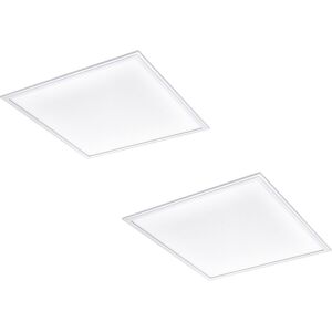 Thatcable 2 Pack Flush Ceiling Panel Light 6205mm White Sqaure Tile 40w Led 4000k Thatcable 2 Pack Flush Ceiling Panel Light 6205mm White Sqaure Tile 40w Led 4000k
