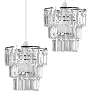 Does Not Apply Modern 3 Tier Ceiling Light Shades With Clear Acrylic Jewel Effect Droplets Does Not Apply Modern 3 Tier Ceiling Light Shades With Clear Acrylic Jewel Effect Droplets
