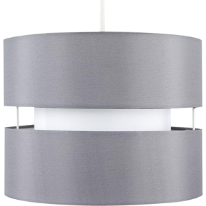 Does Not Apply Modern 2 Tier Ceiling Light Shade In A Grey Finish Pendant Lights, Home Déco Does Not Apply Modern 2 Tier Ceiling Light Shade In A Grey Finish Pendant Lights, Home Déco