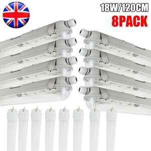 Kartols 8x 4ft Led Strip Lights Batten Tube Light Office Shop Garage Ceiling Lamp Ip65 Kartols 8x 4ft Led Strip Lights Batten Tube Light Office Shop Garage Ceiling Lamp Ip65