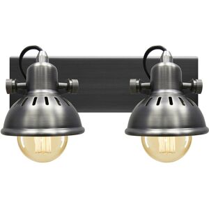 Long Life Lamp Company Vintage Adjustable Swivel Twin Spotlight Double Wall Light Ceiling Light Long Life Lamp Company Vintage Adjustable Swivel Twin Spotlight Double Wall Light Ceiling Light