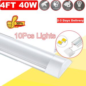 Uocomder 10x 4ft Tube Light Led Fixture Lamp Strip Lights Batten Shop Workbench Garage Uk Uocomder 10x 4ft Tube Light Led Fixture Lamp Strip Lights Batten Shop Workbench Garage Uk