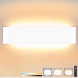 18w Indoor Dimmable Wall Light With Remote Control, Dimmable Led Wall Lamp Moder 18w Indoor Dimmable Wall Light With Remote Control, Dimmable Led Wall Lamp Moder