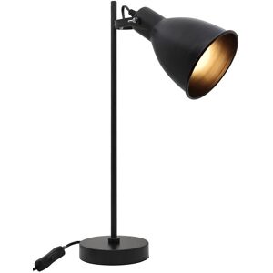 Long Life Lamp Company Vintage Metal Table Lamp Retro Industrial Black Desk Lamp Scone Shade H3018 Long Life Lamp Company Vintage Metal Table Lamp Retro Industrial Black Desk Lamp Scone Shade H3018