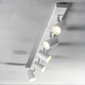 Cgc Lighting Cgc Veneto White Gu10 Ceiling Spotlight Five Head Adjustable Bar Light Cgc Lighting Cgc Veneto White Gu10 Ceiling Spotlight Five Head Adjustable Bar Light