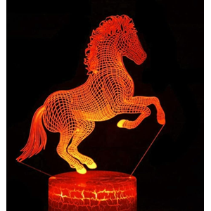 Does Not Apply 3d Horse Lamp Optical Illusion Night Light 7 Colour Changing Touch Switch Table Does Not Apply 3d Horse Lamp Optical Illusion Night Light 7 Colour Changing Touch Switch Table