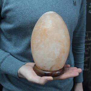 Ancient Wisdom Wooden Salt Egg Lamp - 3.2Kg Ancient Wisdom Wooden Salt Egg Lamp - 3.2Kg