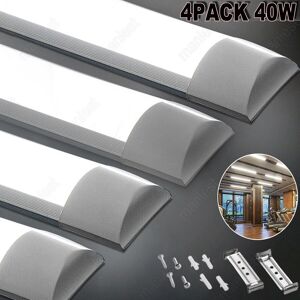 Kartols 4pack 4ft Led Strip Lights Batten Tube Light Office Shop Garage Ceiling Lamp Uk Kartols 4pack 4ft Led Strip Lights Batten Tube Light Office Shop Garage Ceiling Lamp Uk