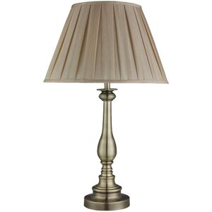 Searchlight Searchlight Flemish Antique Brass 1 Light Table Lamp - Table Lamp Searchlight Searchlight Flemish Antique Brass 1 Light Table Lamp - Table Lamp