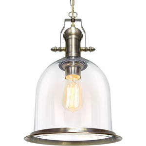 Does Not Apply Vintage Clear Glass Pendant Light Antique Brass Bell Ceiling Lampshade Retro Ind Does Not Apply Vintage Clear Glass Pendant Light Antique Brass Bell Ceiling Lampshade Retro Ind