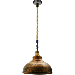Does Not Apply Vintage Industrial Ceiling Pendant Lighting Metal Dome Shade Adjustable Hemp Rop Does Not Apply Vintage Industrial Ceiling Pendant Lighting Metal Dome Shade Adjustable Hemp Rop