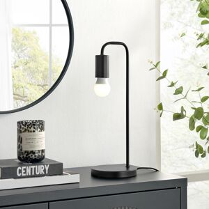 Furnitureboxuk Lola Black Table Lamp Desk Bedside Slim Modern Industrial Living Room Lighting Furnitureboxuk Lola Black Table Lamp Desk Bedside Slim Modern Industrial Living Room Lighting