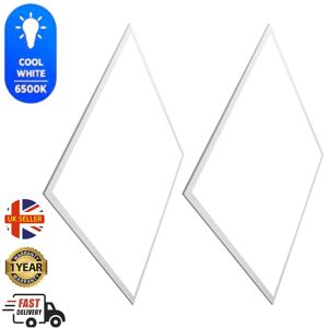 Kartols 2x 48w Led Recessed Ceiling Panel Square Ultra Slim Flat Down Light 600mmx600mm Kartols 2x 48w Led Recessed Ceiling Panel Square Ultra Slim Flat Down Light 600mmx600mm