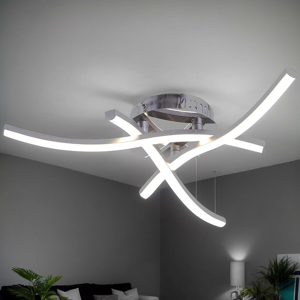Does Not Apply Led Ceiling Lights - Elegant Curved Design Ceiling Light, 21w Cool White Light 6 Does Not Apply Led Ceiling Lights - Elegant Curved Design Ceiling Light, 21w Cool White Light 6