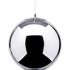 Litecraft Visconte Leo Ceiling Pendant 1 Light With Small Globe Shade - Polished Chrome Litecraft Visconte Leo Ceiling Pendant 1 Light With Small Globe Shade - Polished Chrome