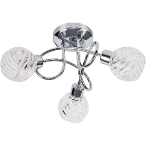 Does Not Apply Contemporary 3 Way Polished Chrome Curved Arm Ceiling Light With Dome Shades Does Not Apply Contemporary 3 Way Polished Chrome Curved Arm Ceiling Light With Dome Shades