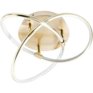 Bhs Eero Knotted Led Flush Satin Brass Ceiling Light Bhs Eero Knotted Led Flush Satin Brass Ceiling Light