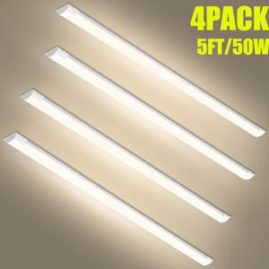 Kartols 4x 5ft Led Strip Lights Batten Tube Light Office Shop Garage Ceiling Lamp 4000k Kartols 4x 5ft Led Strip Lights Batten Tube Light Office Shop Garage Ceiling Lamp 4000k