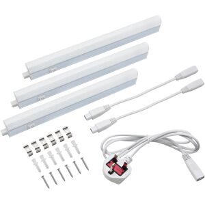 Long Life Lamp Company 3 X 12w Led T5 Under Cabinet Light Linkable 30cm Cool White With Plug Uc300 Long Life Lamp Company 3 X 12w Led T5 Under Cabinet Light Linkable 30cm Cool White With Plug Uc300