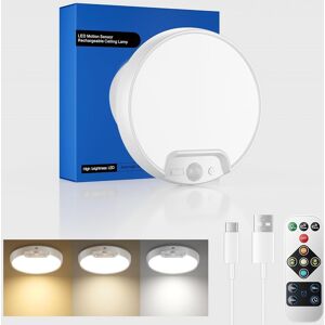 Homelist Rechargeable Ceiling Light Motion Sensor, New Upgraded 3 Color Temps B Homelist Rechargeable Ceiling Light Motion Sensor, New Upgraded 3 Color Temps B