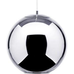 Litecraft Visconte Leo Ceiling Pendant 1 Light With Medium Globe Shade - Polished Chrome Litecraft Visconte Leo Ceiling Pendant 1 Light With Medium Globe Shade - Polished Chrome