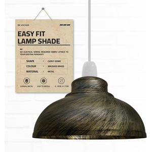 Does Not Apply Metal Ceiling Lamp Shade 29cm Brushed Brass Easy Fit Light Pendant Modern Ceilin Does Not Apply Metal Ceiling Lamp Shade 29cm Brushed Brass Easy Fit Light Pendant Modern Ceilin