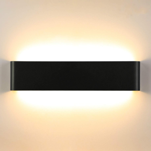 Does Not Apply 18w Led Wall Light Indoor 40cm Black Up And Down Wall Lamp Living Room Kitchen D Does Not Apply 18w Led Wall Light Indoor 40cm Black Up And Down Wall Lamp Living Room Kitchen D