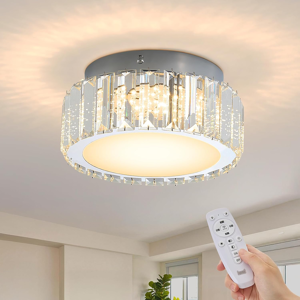 Does Not Apply Small Crystal Ceiling Light,20cm Dimmable Modern Led Crystal Ceiling Lamp With R Does Not Apply Small Crystal Ceiling Light,20cm Dimmable Modern Led Crystal Ceiling Lamp With R
