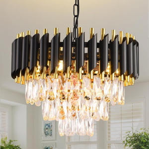 Does Not Apply Black And Gold Crystal Chandelier Pendant Light Fixture Flush Mount Ceiling Ligh Does Not Apply Black And Gold Crystal Chandelier Pendant Light Fixture Flush Mount Ceiling Ligh